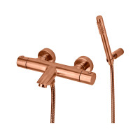 Термостат для ванны Paffoni Light (цвет – Brushed Copper)