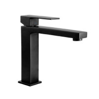 Змішувач для раковини Paffoni Elle (колір - чорний матовий), з донним клапаном