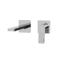 Змішувач для раковини настінний Paffoni Tilt (колір - хром), вилив 200 мм