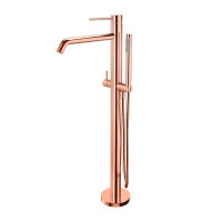 Змішувач для ванни на підлогу Paffoni Light (колір - рожеве золото)