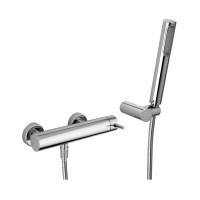 Змішувач для душу Paffoni Stick (колір - хром), з душовим гарнітуром