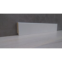Плінтус з МДФ, бумага флекс 45x13x2400 RAL 9003, Lucciano, Італія