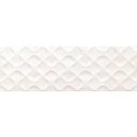 Плитка стінова Ceramika Color VISUAL White Ribbon 250x750