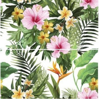 Декор Ceramika Konskie Tropical Flowers 2-элементный RECT 300x600x8,5