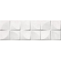 Плитка стеновая Ceramika Color Quadra White 25x75 код 2897