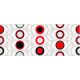 Декор Ceramika Konskie Red Circles Inserto 200x500x9