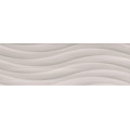Плитка стеновая Ceramika Color Living Grey Wave RECT 25x75 код 0169