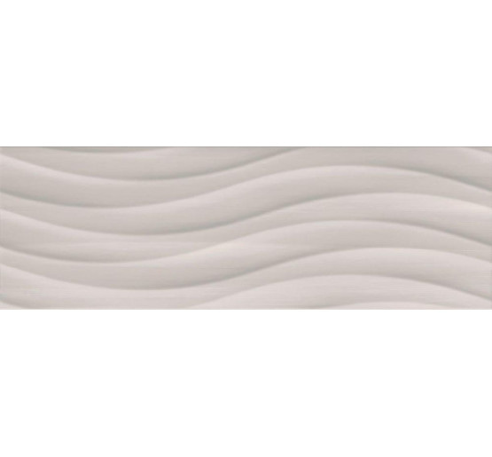 Плитка стеновая Ceramika Color Living Grey Wave RECT 25x75 код 0169