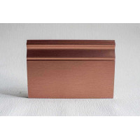 Плінтус з МДФ 82x15x2400 форма P4 Мідь, Lucciano, Італія