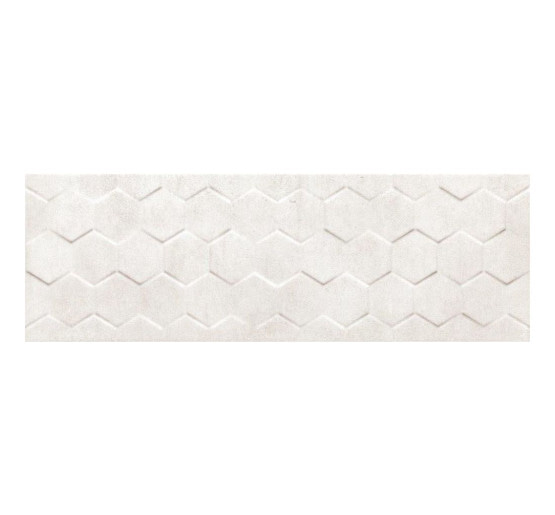 Плитка стінова Ceramika Color UNIVERSAL White Hexagon 250x750x9