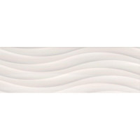 Плитка стеновая Ceramika Color Living Cream Wave 250x750