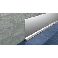 Плинтус 60x11x2000 мм, белый RAL 9003, Lucciano