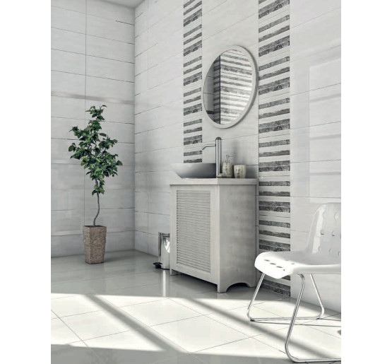 Плитка стінова Ceramika Color Lakewood White Glossy 200x600