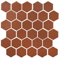 Мозаика H 6009 Hexagon Brown 295x295x9 Котто Керамика