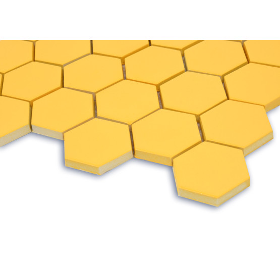 Мозаика H 6025 Hexagon Dark Yellow 295x295x9 Котто Керамика