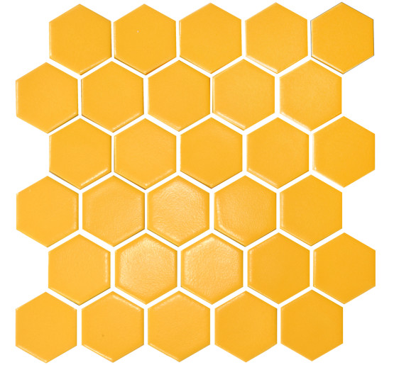 Мозаика H 6025 Hexagon Dark Yellow 295x295x9 Котто Керамика