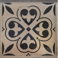 Вставка Tako GTР 73006 Light Brown Silver 73х73х8 Котто Кераміка