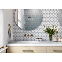 Мозаика H 6024 Hexagon White 295x295x9 Котто Керамика