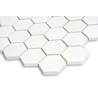 Мозаика H 6024 Hexagon White 295x295x9 Котто Керамика