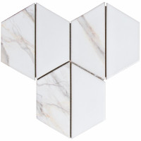 Мозаїка T 69002 Trapeze С2 White print 51 264x264x9 Котто Кераміка