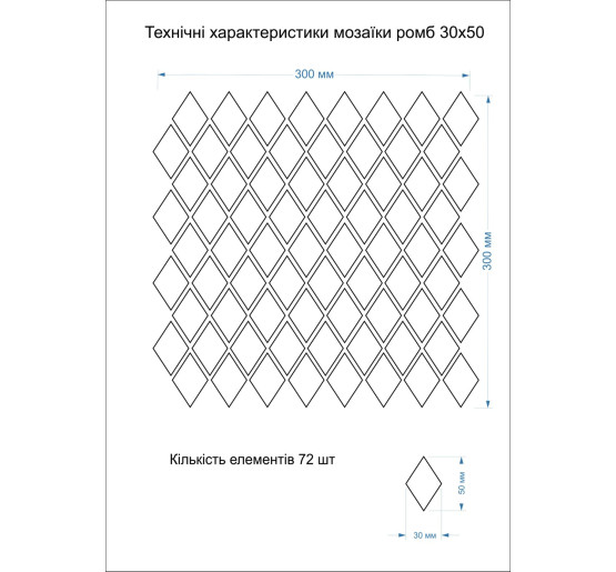 Мозаїка MI7 30500316C Noce 300x300x10 Котто Кераміка