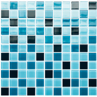 Мозаїка GM 4020 C3 Сerulean D-Сerulean M-Сerulean W 300x300x4 Котто Кераміка