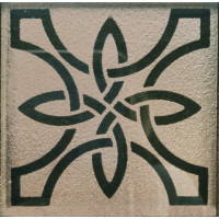 Вставка Tako GTР 73003 Templar Brown Silver 73х73х8 Котто Кераміка