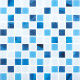 Мозаїка GMP 0425018 С3 Print 19-Blue D MATT-White MATT 300x300x4 Котто Кераміка