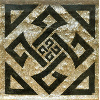 Вставка Tako GTР 73011 Gothic Gold Brocade S1 73х73х8 Котто Кераміка