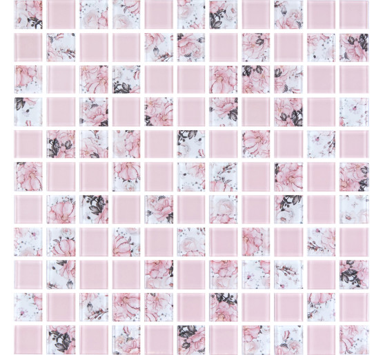 Мозаика GMP 0825008 С2 Print 8-Pink W 300x300x8 Котто Керамика