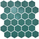 Мозаика H 6017 Hexagon Aqvamarine 295x295x9 Котто Керамика