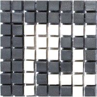 Мозаїка МІ7 К060602 Eleganza Nero-Salino 96х96х10 Котто Кераміка