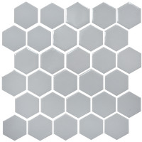 Мозаїка H 6002 Hexagon Grey Silver 295x295x9 Котто Кераміка