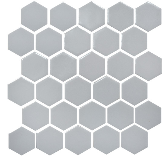 Мозаика H 6002 Hexagon Grey Silver 295x295x9 Котто Керамика