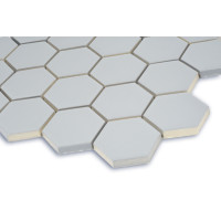 Мозаика H 6002 Hexagon Grey Silver 295x295x9 Котто Керамика