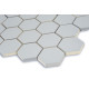 Мозаика H 6002 Hexagon Grey Silver 295x295x9 Котто Керамика