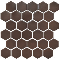 Мозаїка H 6005 Hexagon Coffee Brown 295x295x9 Котто Кераміка