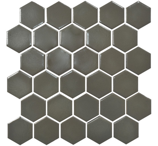 Мозаика H 6020 Hexagon Dark Grey 295x295x9 Котто Керамика