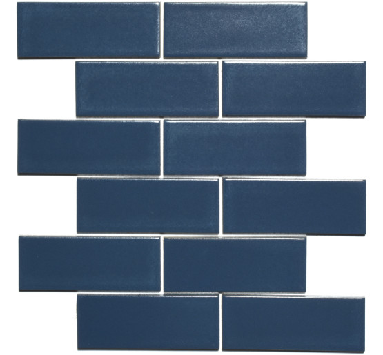 Мозаика BRICK B 6008 Steel Blue 300x300х9 Котто Керамика