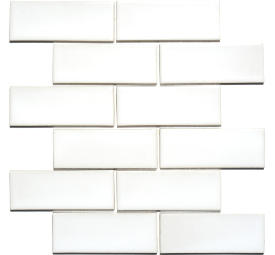 Мозаика BRICK B 6024 White 300x300х9 Котто Керамика