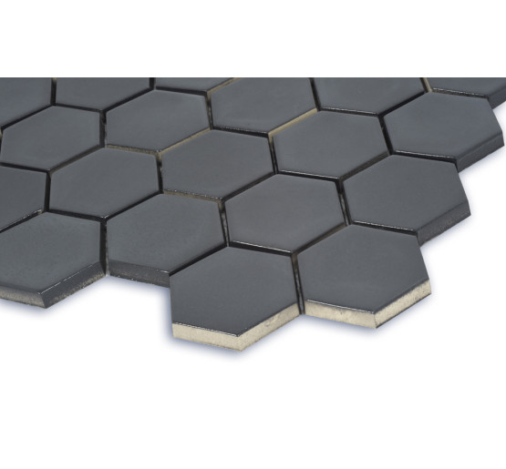 Мозаика H 6022 Hexagon Grafit Black 295x295x9 Котто Керамика