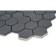 Мозаика H 6022 Hexagon Grafit Black 295x295x9 Котто Керамика