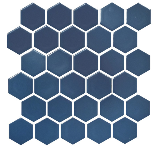 Мозаика H 6008 Hexagon Steel Blue 295x295x9 Котто Керамика