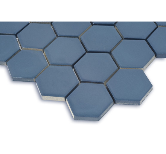 Мозаика H 6008 Hexagon Steel Blue 295x295x9 Котто Керамика