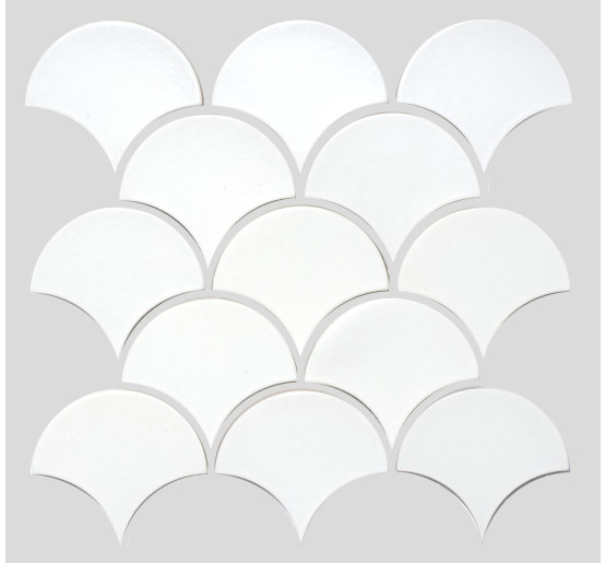 Мозаика SCALES SC 6024 White 240x240x9 Котто Керамика