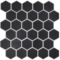 Мозаика H 6021 Hexagon Black MATT 295x295x9 Котто Керамика