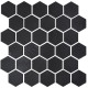 Мозаика H 6021 Hexagon Black MATT 295x295x9 Котто Керамика