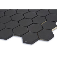 Мозаика H 6021 Hexagon Black MATT 295x295x9 Котто Керамика