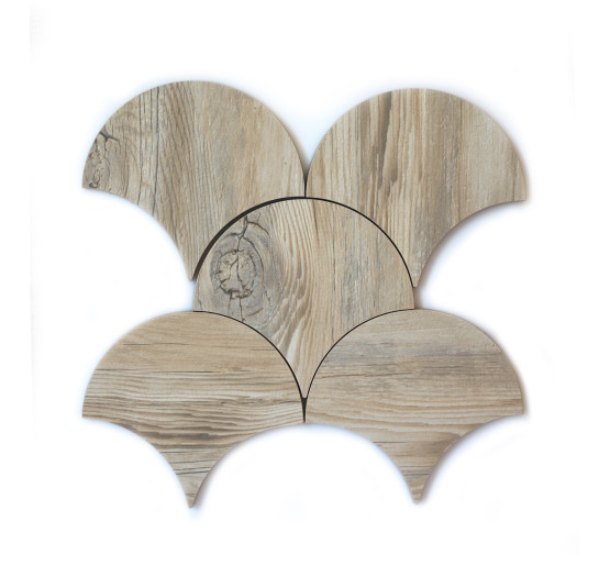 Мозаика Scales CM 3111 SC Tablero Cream 136x147x10 Котто Керамика