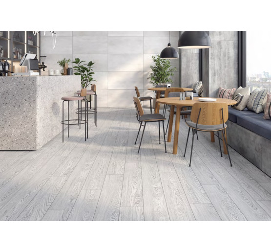 Плитка керамогранітна Emberwood Grey RECT MAT 198x1198 Cersanit